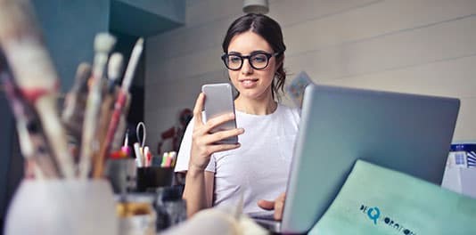 Business women working