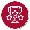 Award winning cup icon full colour